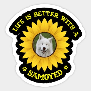 Samoyed Lovers Sticker